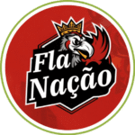 Logotipo oficial do portal FlaNação Notícias para perfis de redes sociais.