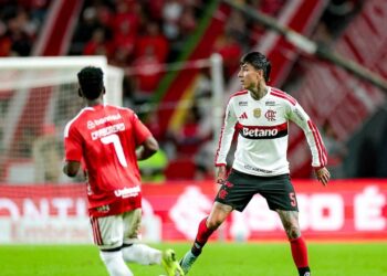 Pulgar em ação no Inter x Flamengo
