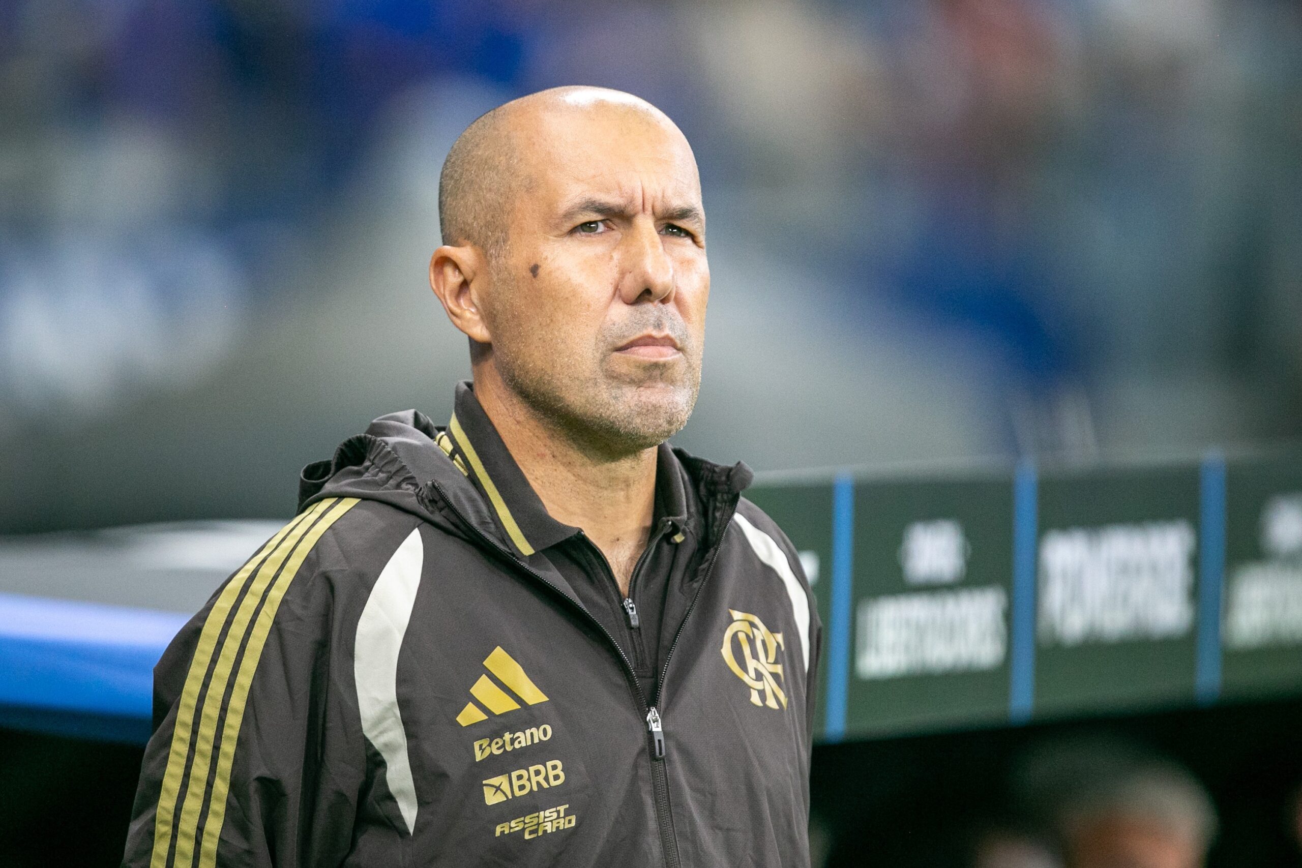 Leonardo Jardim durante Cruzeiro x Flamengo pela Libertadores