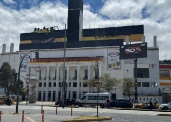 Estádio Atahualpa vai receber Independiente del Valle x Flamengo. Foto: Luiza Sá/ge.